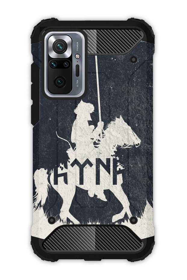 Redmi Note 10 Pro Case Army Tank Full Protection Anti-Shock - Göktürk Size