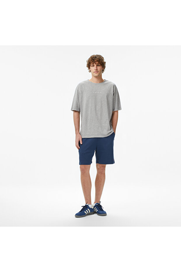 Regular Fit Men's Navy Blue Shorts