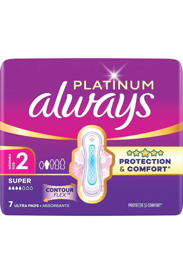 Absorbante Platinum Super, 7 buc