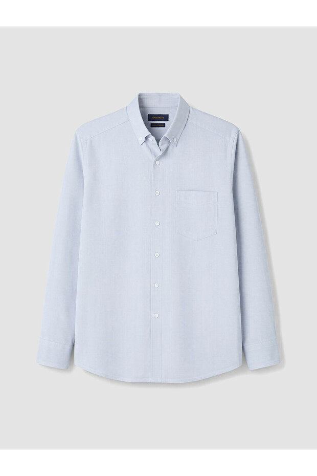 Standard Fit Oxford Men's Shirt for Style Enthusiasts from Uzg Store