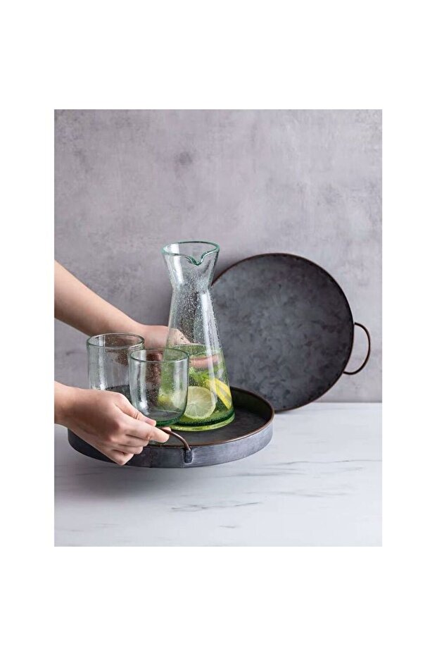 BLISS VIE ROUND IRON TRAY-30 CM
