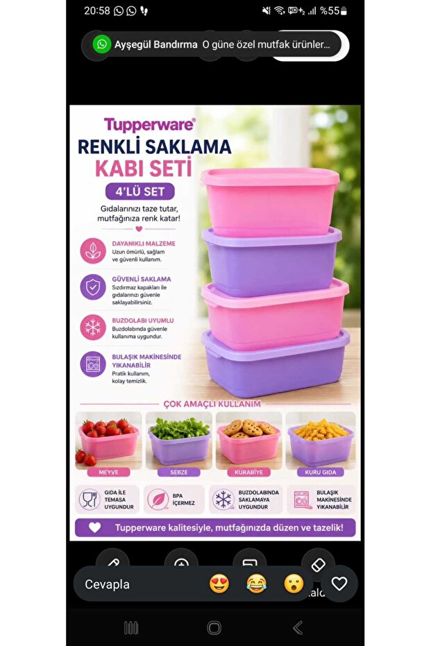 Kübik 4'lü Mini Dikdörtgen 250 ml