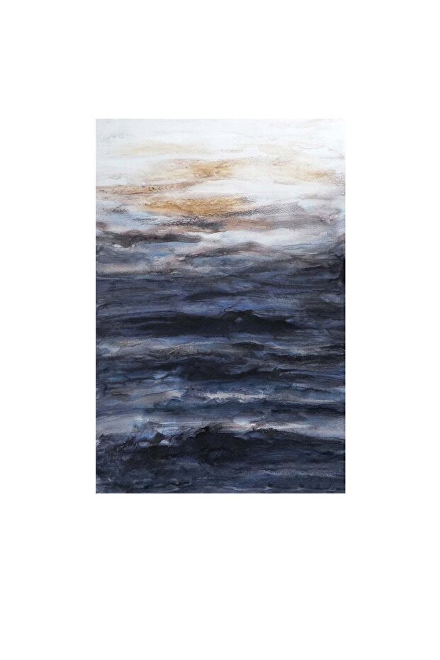 Reem's Waves Wall Painting