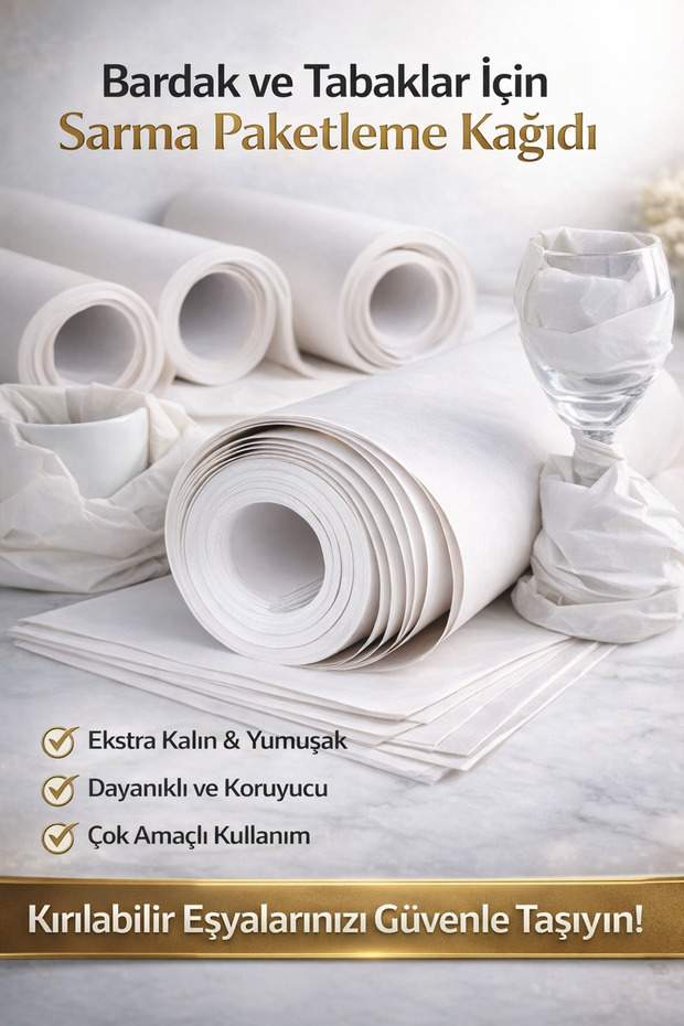 Premium 40X60 cm Cup Packaging Paper 100 Pieces | Cups and Fragile Goods Packaging Paper