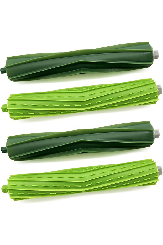 Two sets of replacement brush heads, compatible with iRobot Roomba E, I, J series e5, e6, e7, i1, i1+