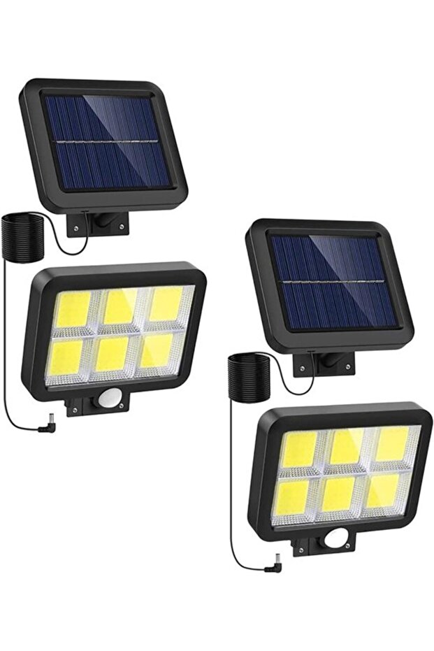 Solar Lights with Motion Sensor - Black