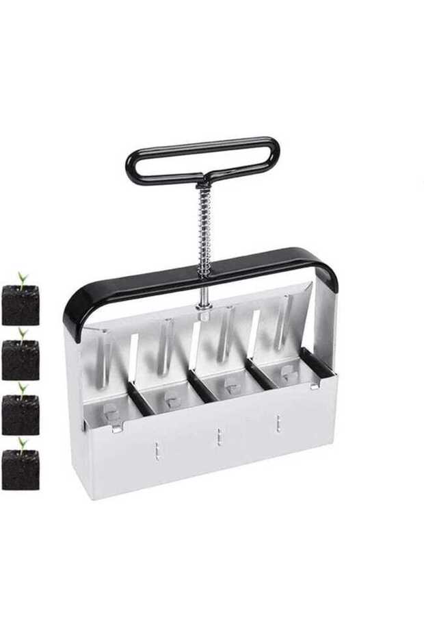 Manual Soil Compactor - Gardening Tool - 5.1 cm - Compacts Soil - With Non-Slip Handle