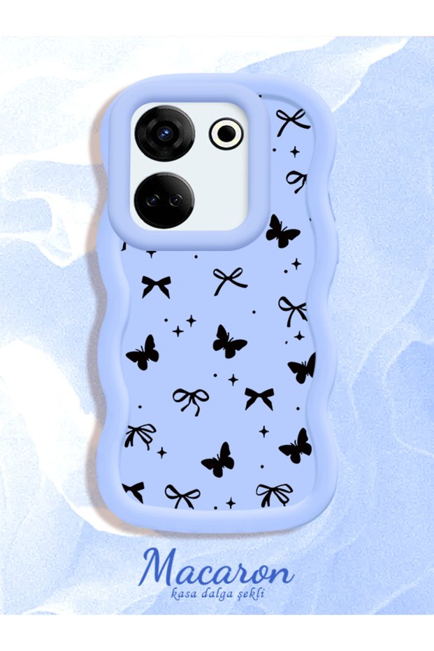 Tecno Camon 20 Pro 4g Compatible Thin Butterfly Bow Printed Soft Structure Daily Use Case