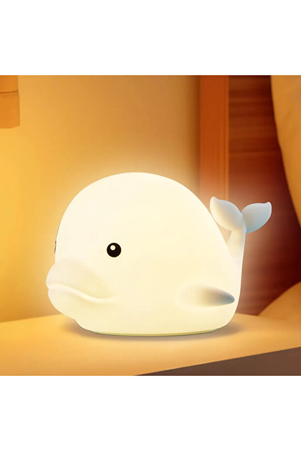 This children's night light is silicone - features touch sensitivity - Adj. brightness - & a timer Func - making it a suitable gift for children