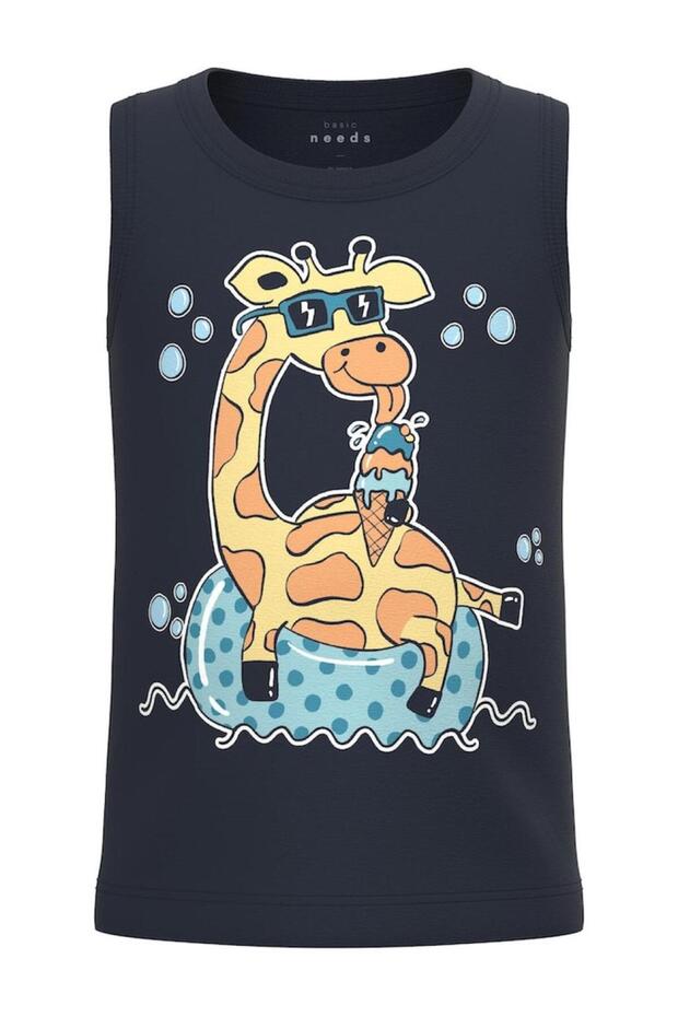 Μπλούζα "Giraffe" μπλε
