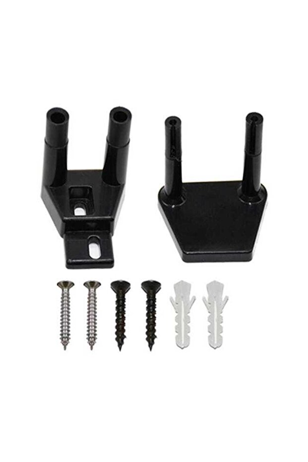 2-Piece Sliding Door Stops, Barn Door Rails, Cabinet Door Stops, Adjustable Door Stops