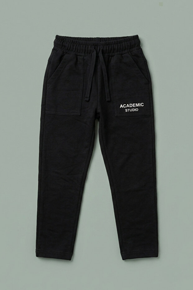 Basic Children's Sweatpants Unisex Straight Leg School and Daily Use