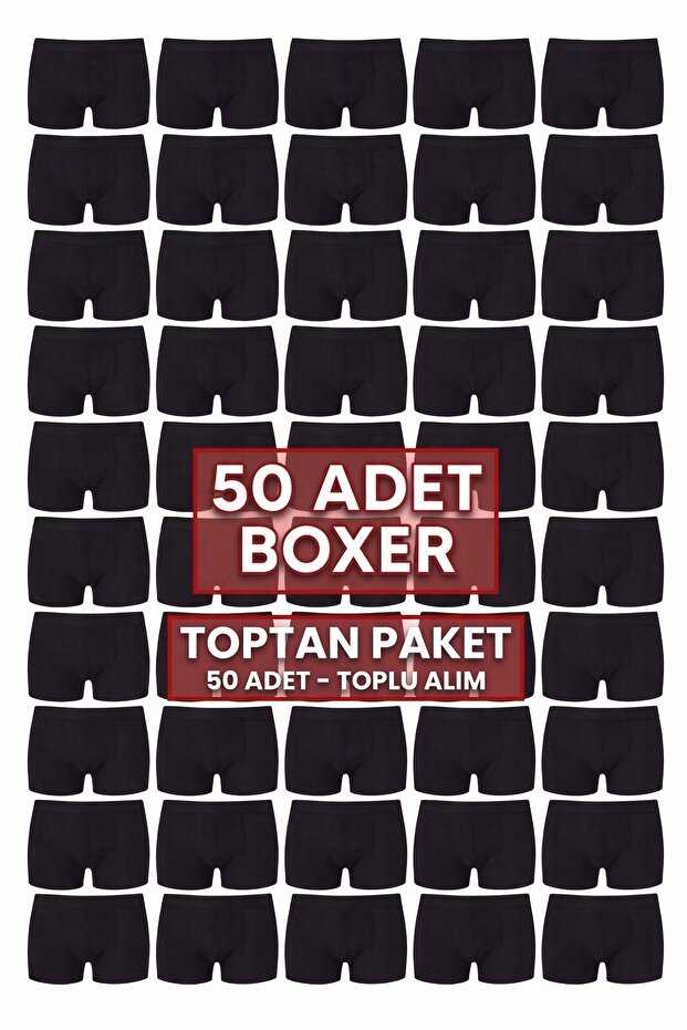50 Pieces Cotton Lycra Super Economical Men's Boxer Wholesale Purchase Package