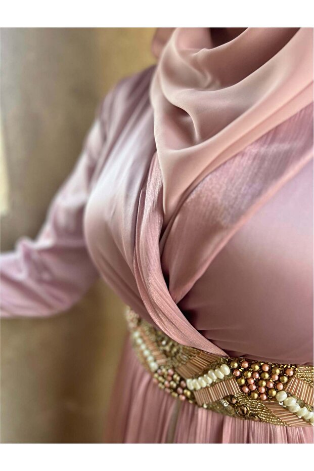 Rose Kaftan Dress
