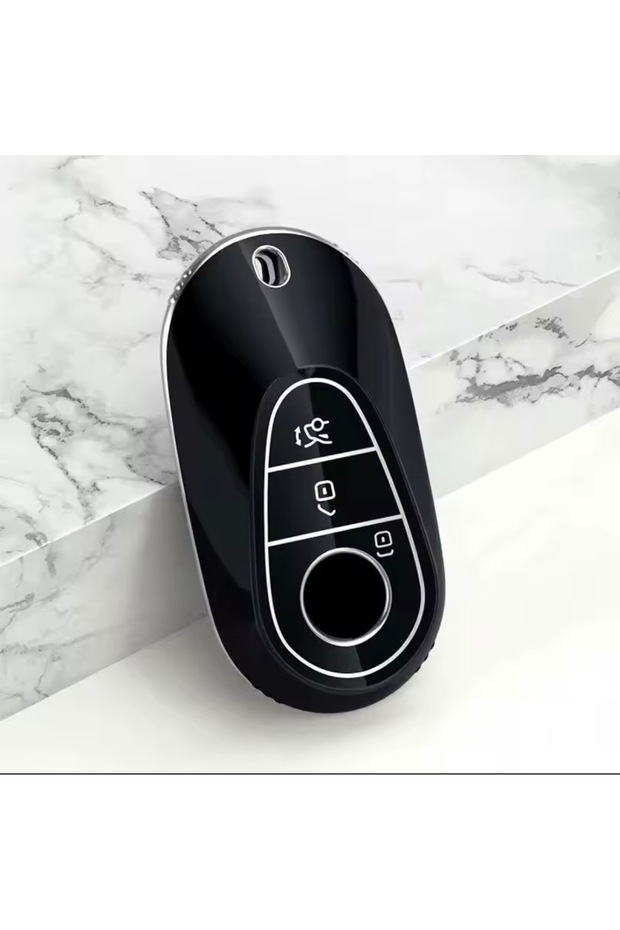 Mercedes Benz S Series W223 Key Case Black Silver
