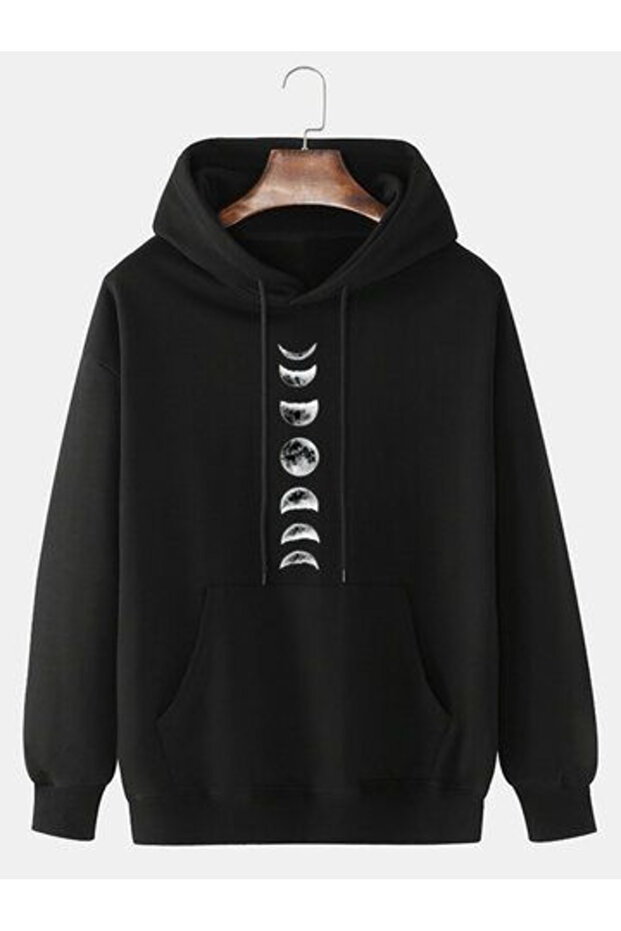 Unisex Printed Hooded Sweatshirt
