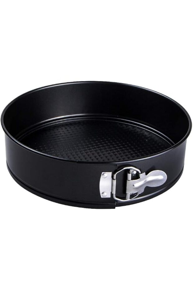Webake Springform Pan 10 Inch Nonstick Leakproof Cheesecake Pan with Loose Removable Bottom Round Cake Mold for Baking Halloween Cake, Christmas Party Cake
