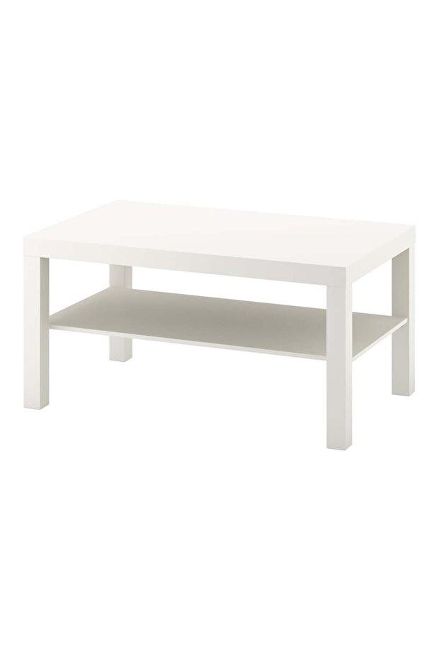 Coffee table, white, 90x55 cm