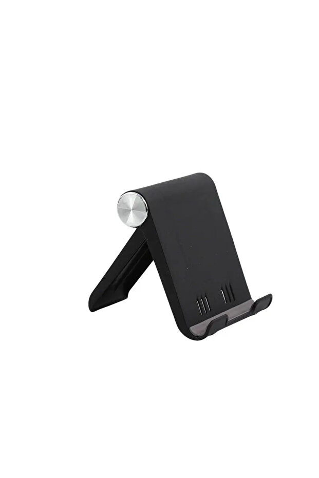 black Adjustable Phone Holder Phone Support Portable Foldable Desktop Phone Support Universal Cell