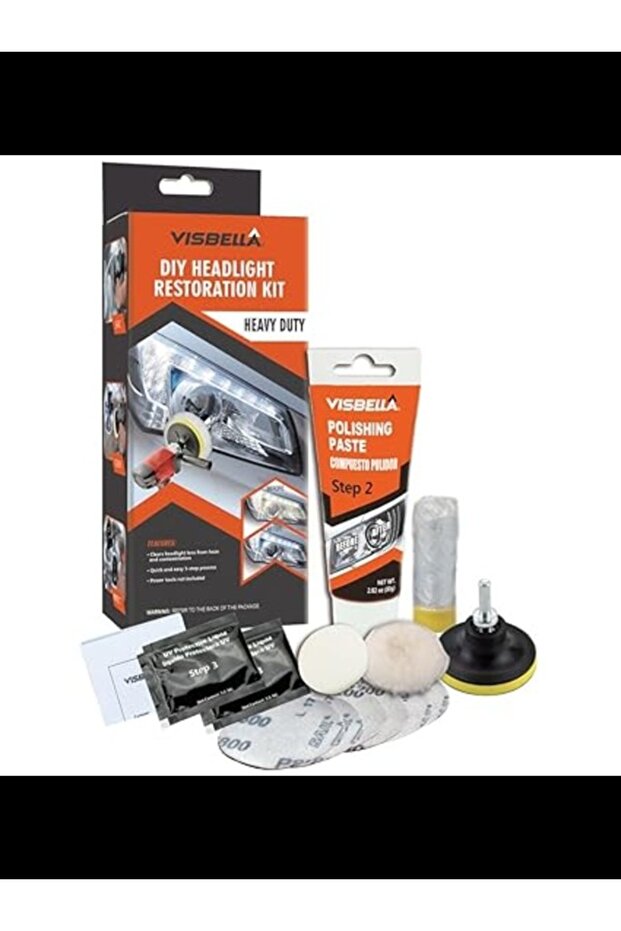 DIY Headlight Restoration Kit (2 PCS)