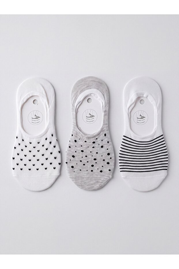 3 Pairs of Women's Ballerina Socks
