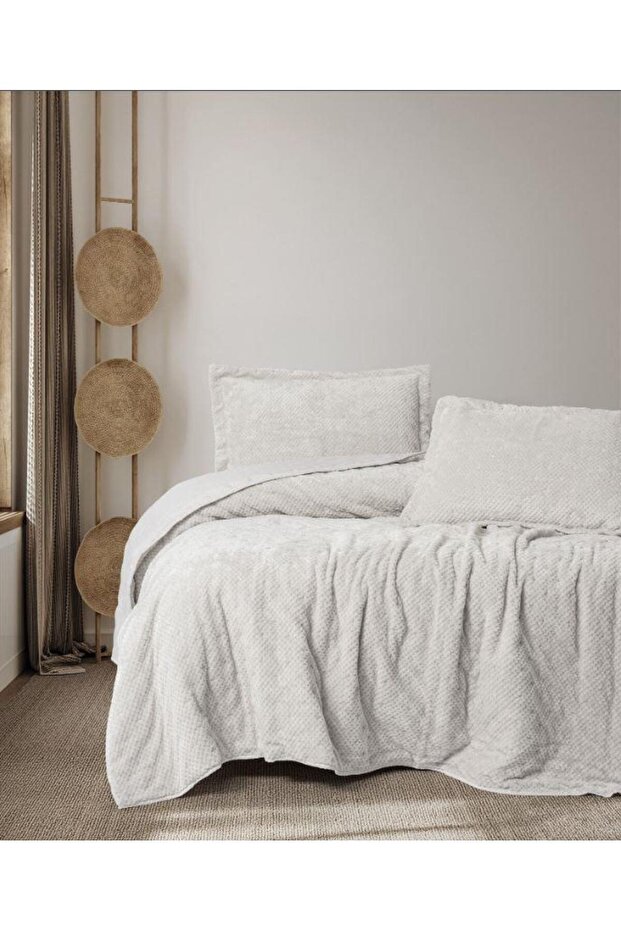 Cotton box softnest double bedspread boleta stone