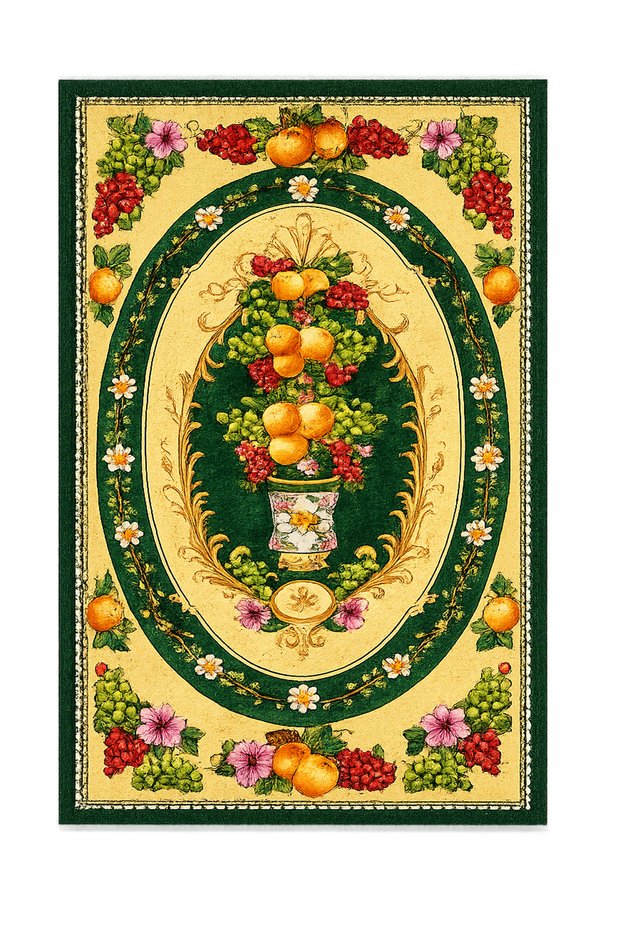 Aura Traditional Patterned Modern Woven Base Decorative Carpet Aura1442