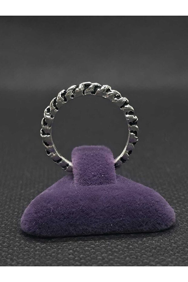 Modern Design Ring Striped Model Steel Ring Minimal Design Hand Foot Finger Joint Ring Suitable for Daily Use Jewelry Accessory