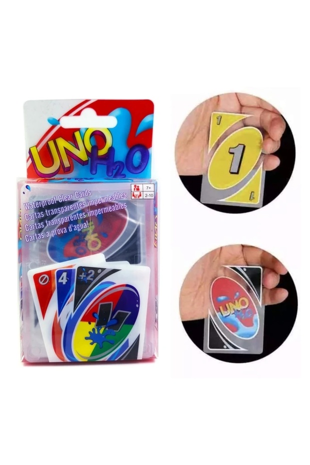 H2O Card Game Waterproof Pressure Proof PVC Plastic Transparent Kids Toys – 112 Cards Pack