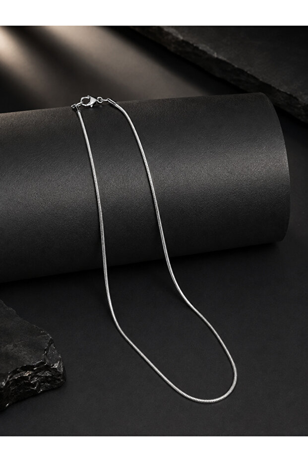 Thin Italian Model Steel Necklace (50cm)