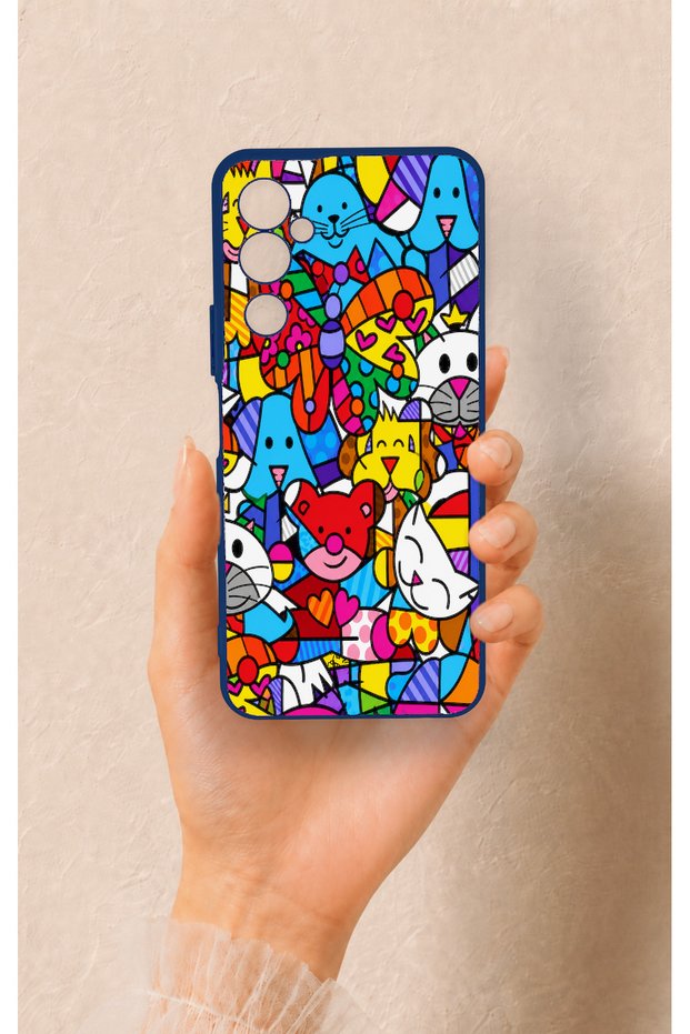 Tecno Pova Neo 2 Compatible Britto Garden Patterned Silicone Case