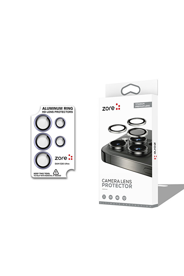 Galaxy S26 Ultra Camera Lens Protector Sapphire Non-Distorting Image Quality Anti-Glare Premium