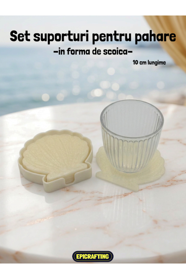 Set of Cup Holders - Shell Shaped