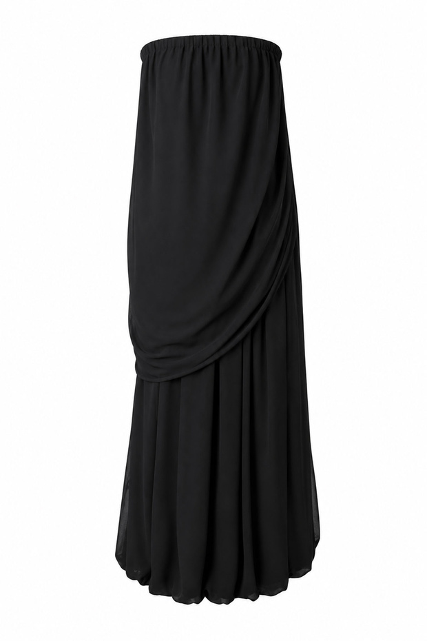Strapless blouse skirt set