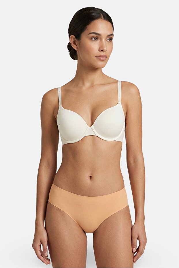 Women 3 Pieces Plain Padded Underwired Bra, Multicolor