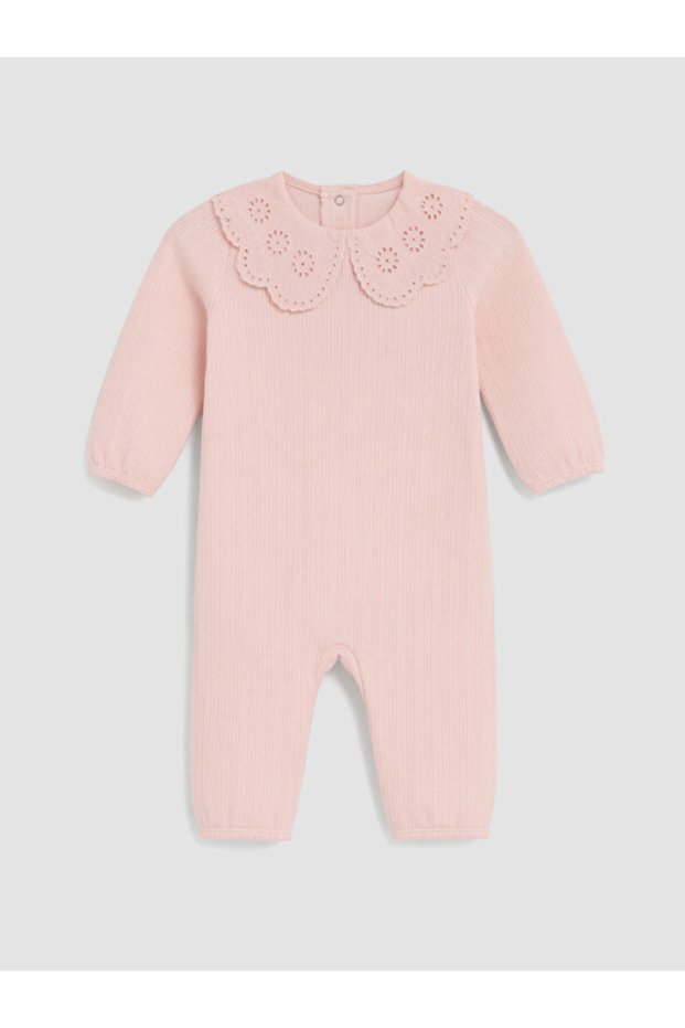 I Bebe Roba Collared Baby Girl Jumpsuit from Freezen Store