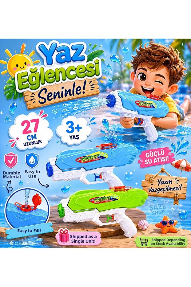 27cm Water Shooter Play Toy for Kids Making Summer Fun More Exciting