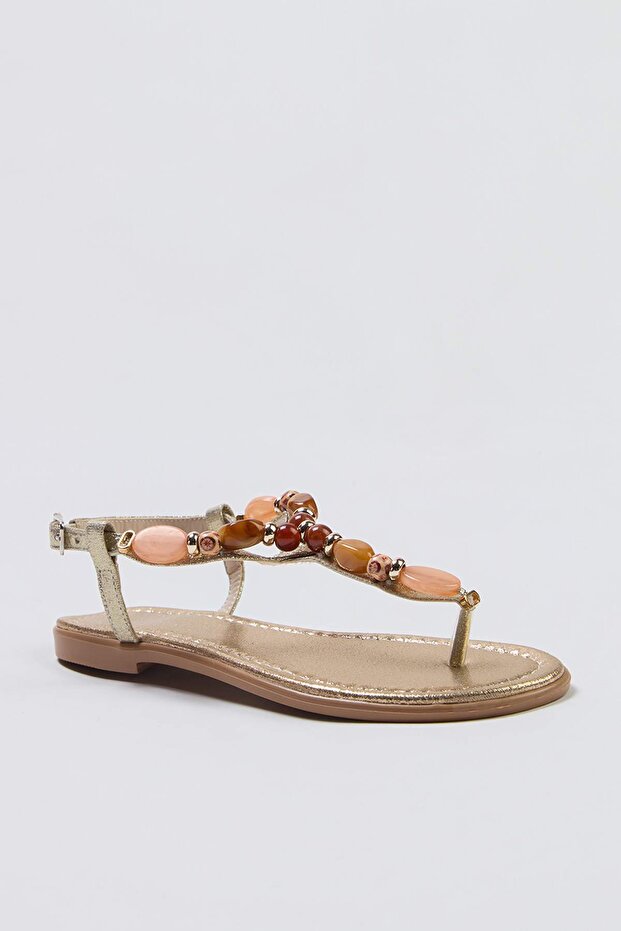 Altın Kadın Sandalet TAKSS26SD00019 - 2