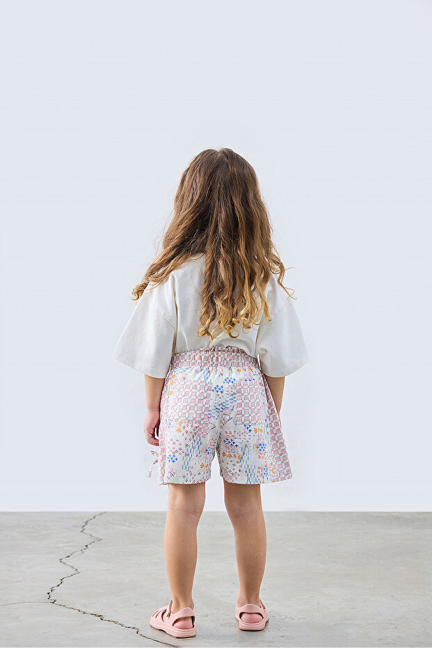 Nona Patch Patterned Bow Shorts - 3