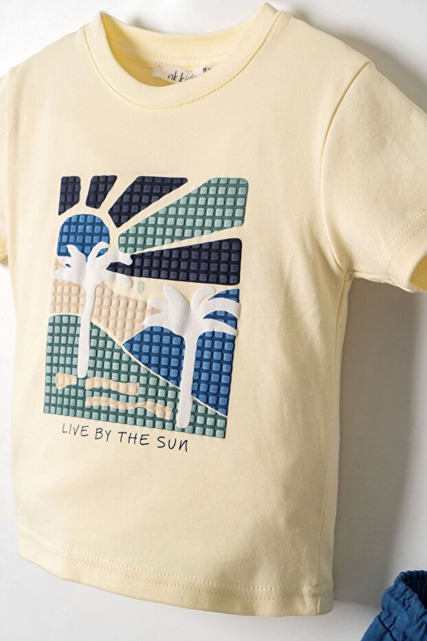 N&K Men's 41600-Sun T-Shirt 1/4