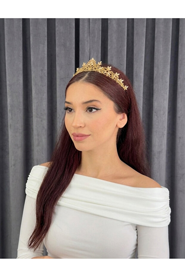 Bride Engagement Henna Promise Crown Lina