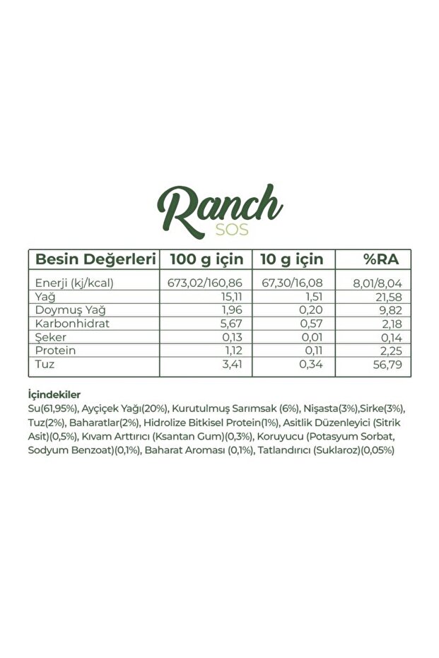 Ranch Sos 250 GR - 3