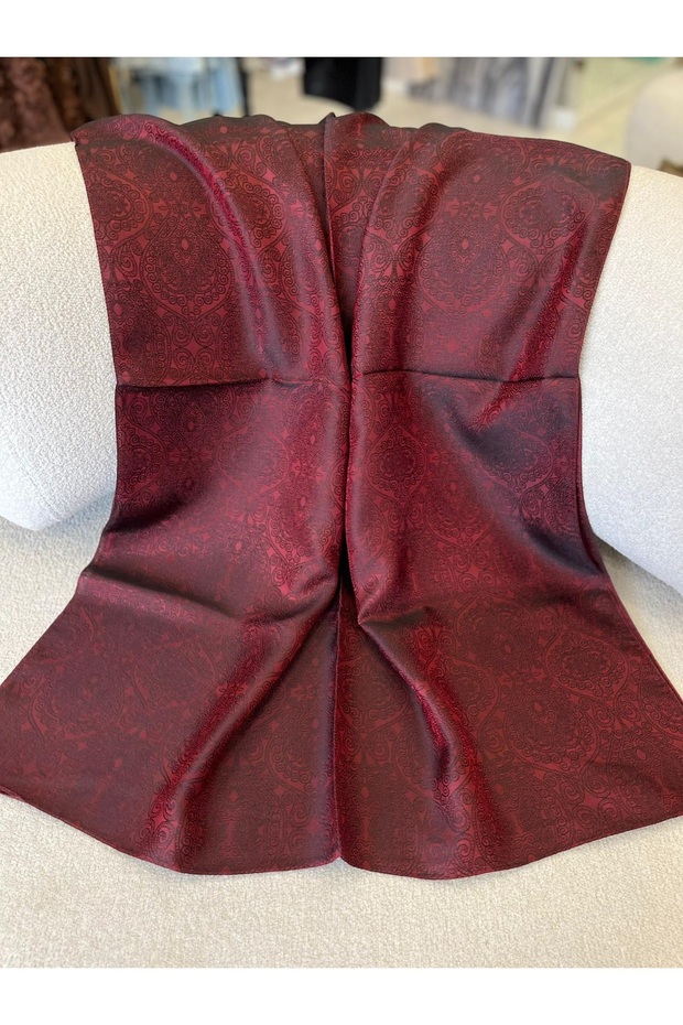Silk Hand Made Des Patterned Karli Shawl - 1