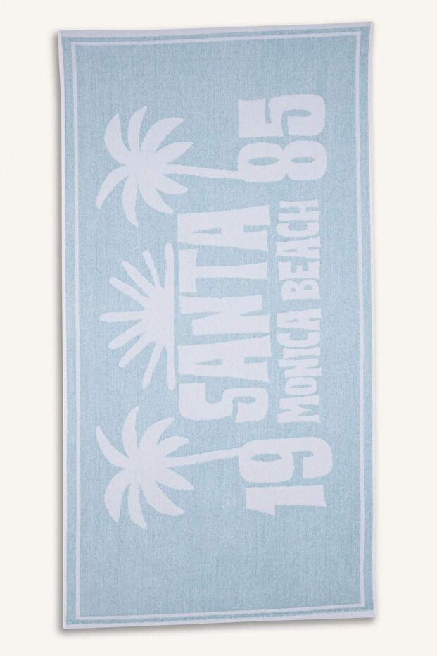 Patterned Cotton Beach Towel E3765Ax25Sm - 2