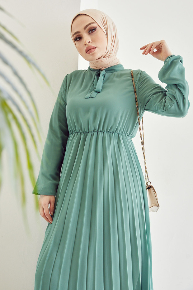 Rochie din șifon Piliseli Limelda - Mentă - 6