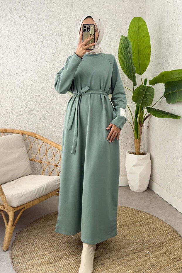 Two-Strap Dress 0007 - Mint Green
