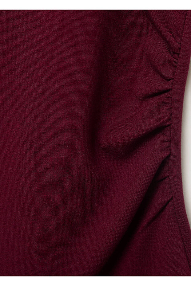 Drape Asymmetrical Blouse - 8