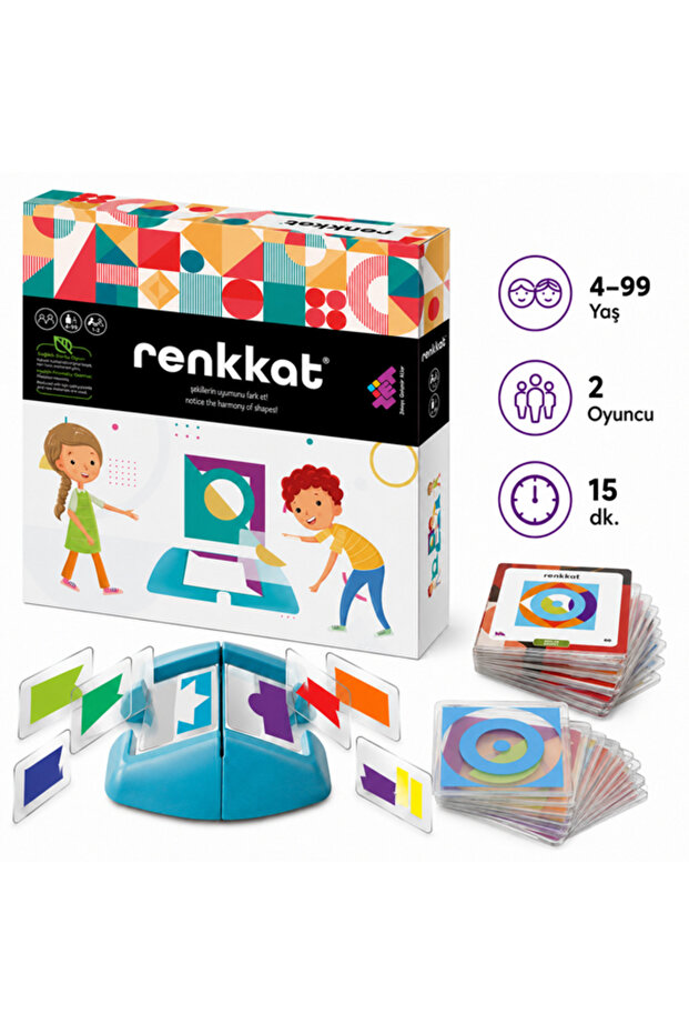 لعبة RENKKAT (فردية) لتنمية الذكاء للأعمار 4+ سنة، لاعب واحد+