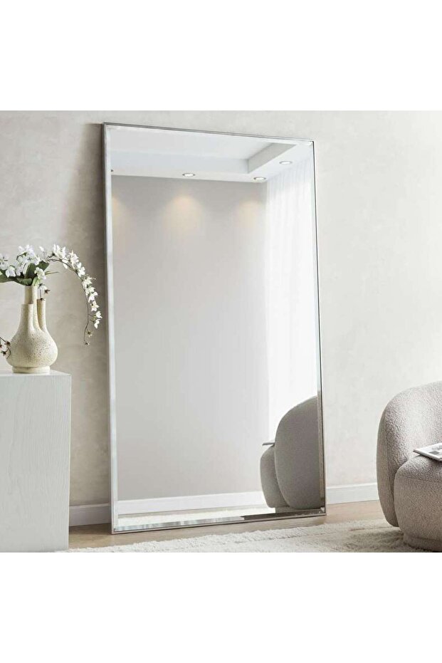Mojo Bevelled Leaner Mirror 120x200cm - Silver