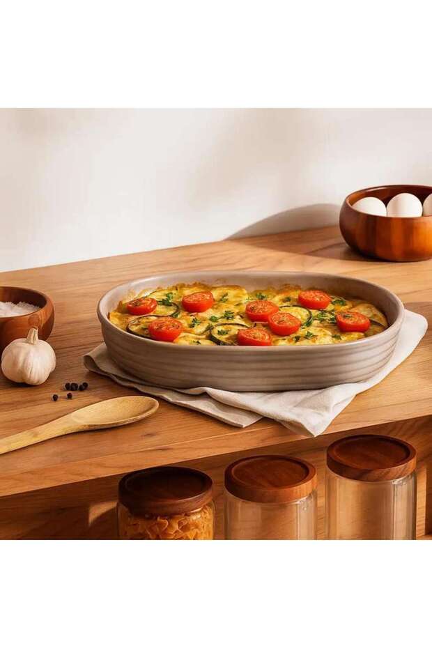 Aska Reactive Oval Baking Dish 30.8x21x5.5cm - Grey